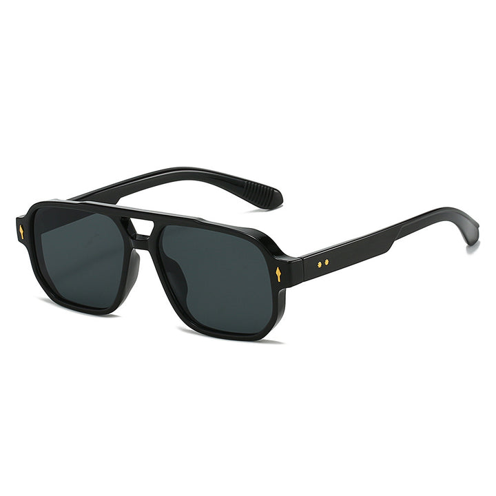 Oversized Geometric Sunglasses with Enhanced UV Protection Kalsten