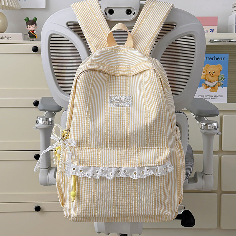 Stylish Striped Design Backpack Kalsten