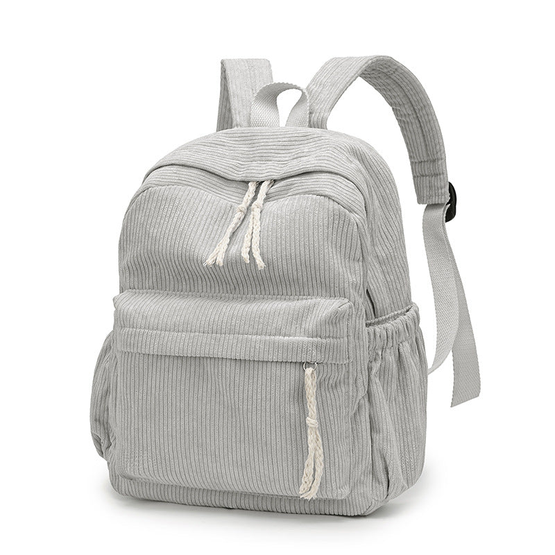 Corduroy Multi-Pocket Backpack Kalsten
