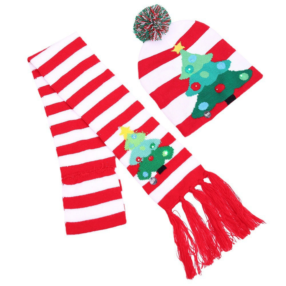 Winter hat and scarf set