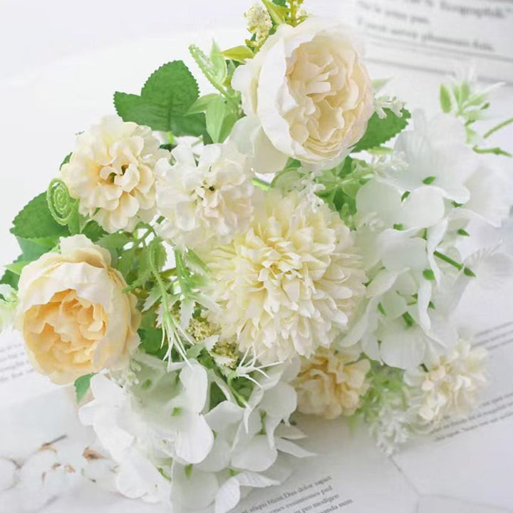 Realistic Artificial Floral Bouquet Arrangement