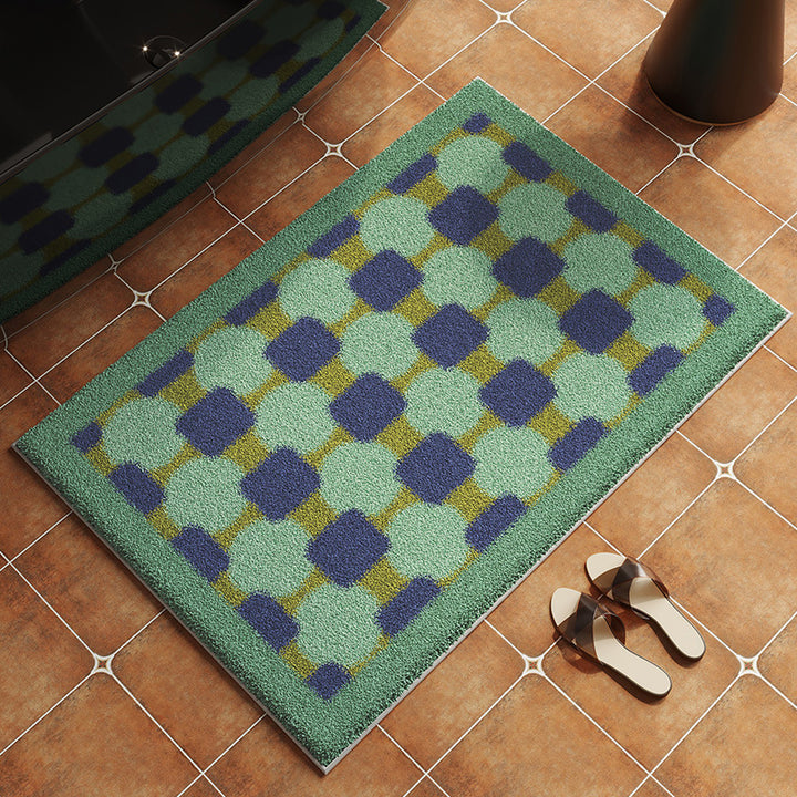 Geometric Patterned Non-Slip Bath Mat Kalsten