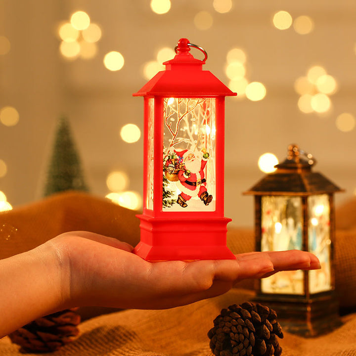 Decorative Lantern with Santa Theme Kalsten