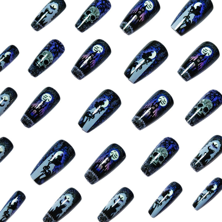 Creative Halloween Style Artificial Nails Kalsten