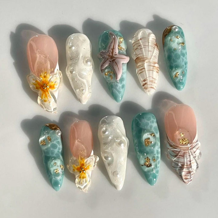Creative Press-On Nail Art Set