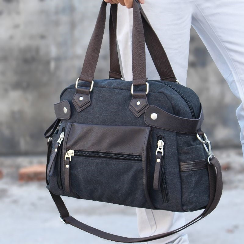 Shoulder bag with multiple compartments and comfortable carrying system Kalsten