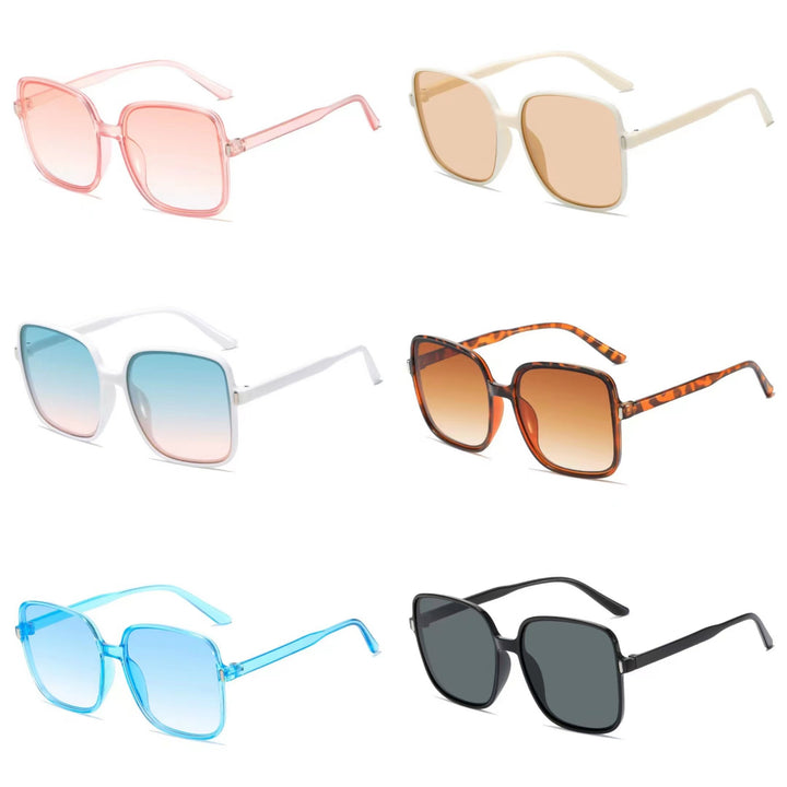 Oversized Retro Square Sunglasses Kalsten