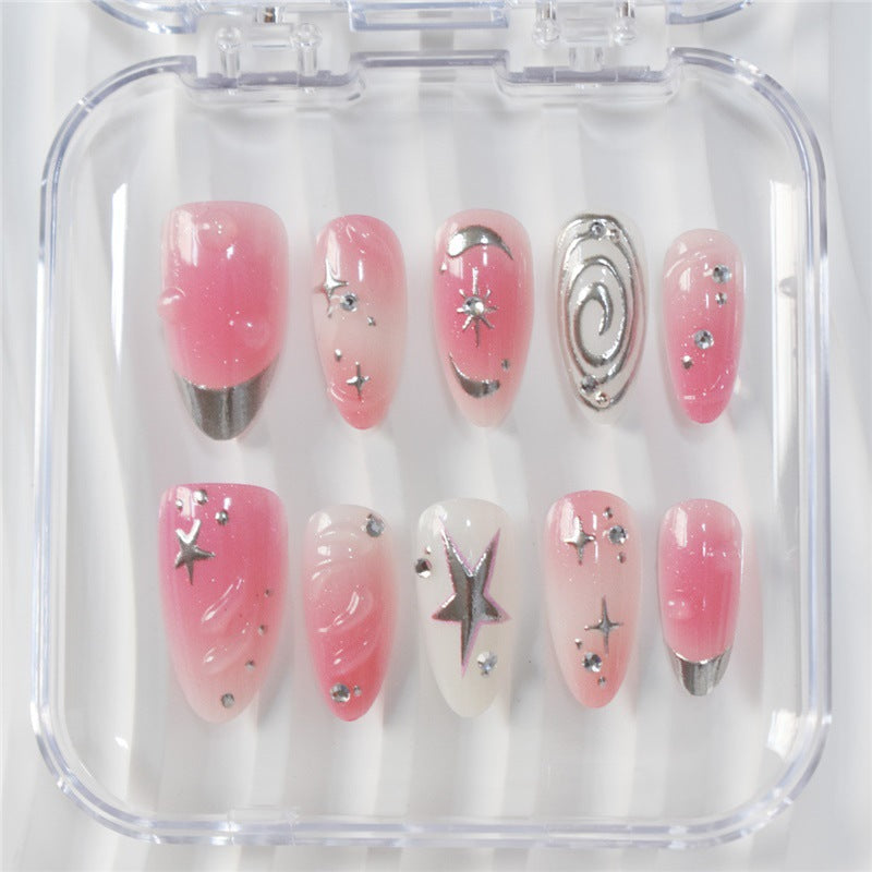 Artistic Starry Nail Art Extensions Kalsten