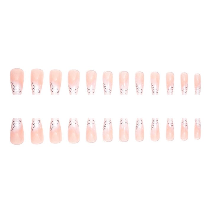 Elegant Marble-Design Press-On Nails Kalsten