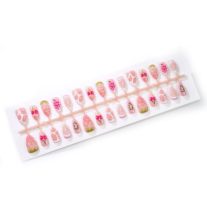 Fruit-Inspired Decorative Press-On Nails Kalsten