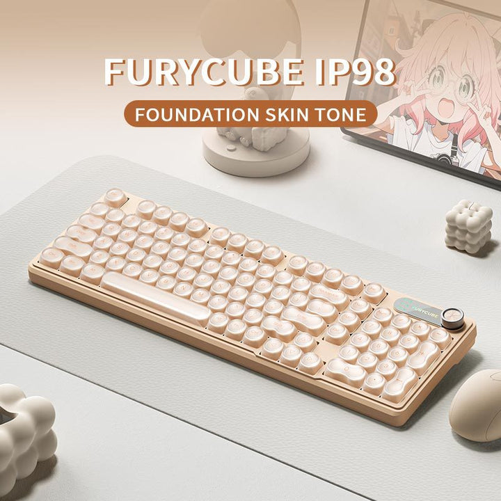 Retro Round-Key Mechanical Keyboard Kalsten