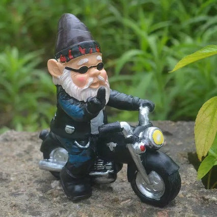 Garden figure in motorcycle look Kalsten