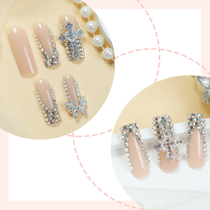 Artificial nails with elegant decoration Kalsten
