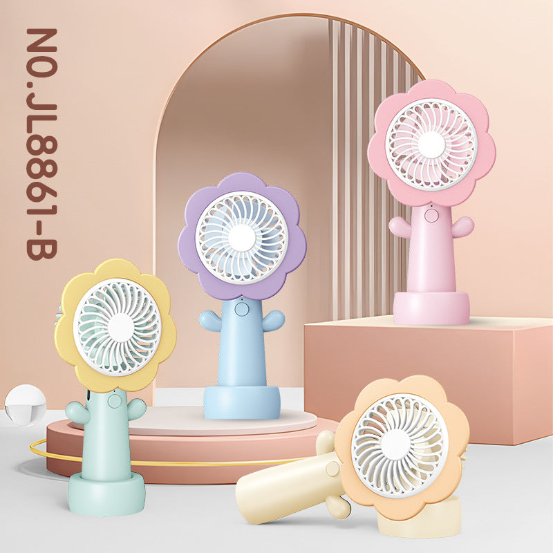 Flower-Shaped Handheld Cooling Fan Kalsten