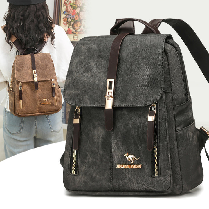 Vintage Canvas Travel Backpack Kalsten