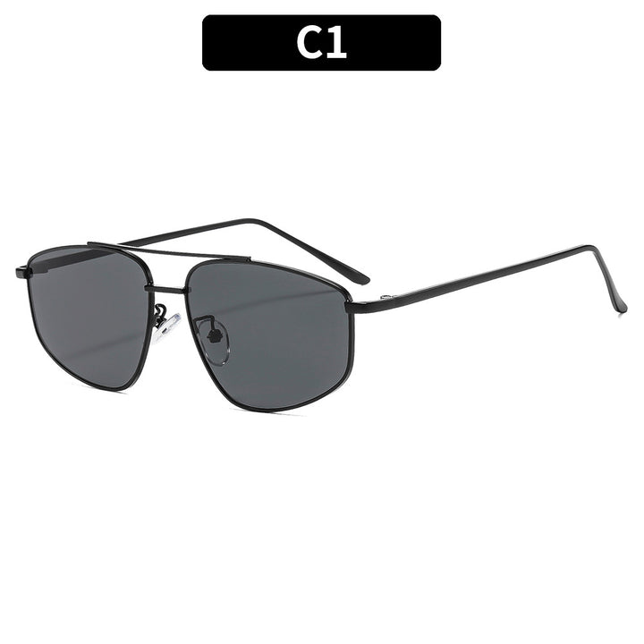 Stylish Geometric Shield Sunglasses