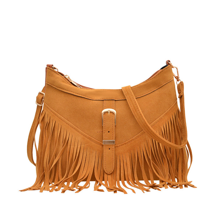 WoSuede Fringe Crossbody Bag Kalsten
