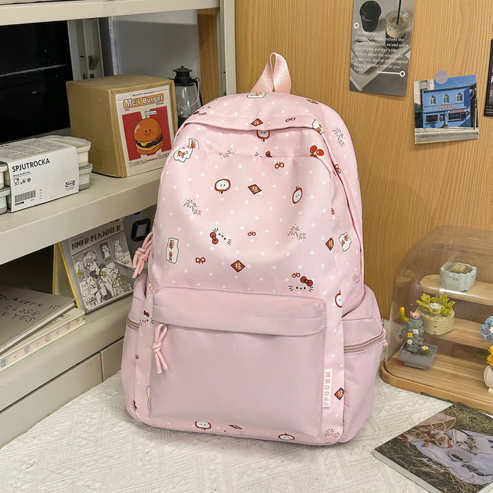 Playful Illustrated Cartoon Backpack Kalsten