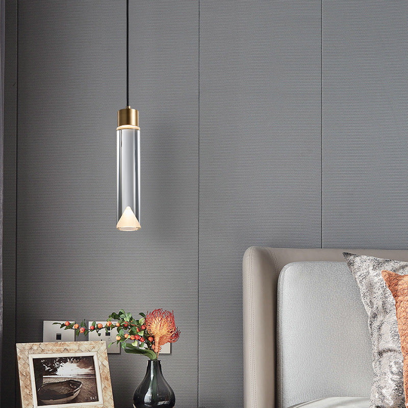 Elegant Cylindrical Pendant Light