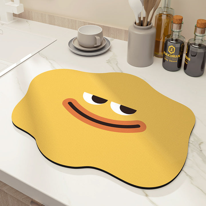 Decorative Floral Kitchen Mat