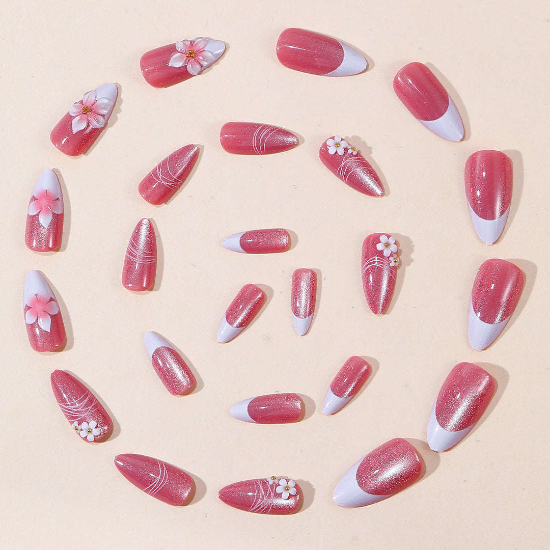 Floral 3D Manicure Art Kalsten