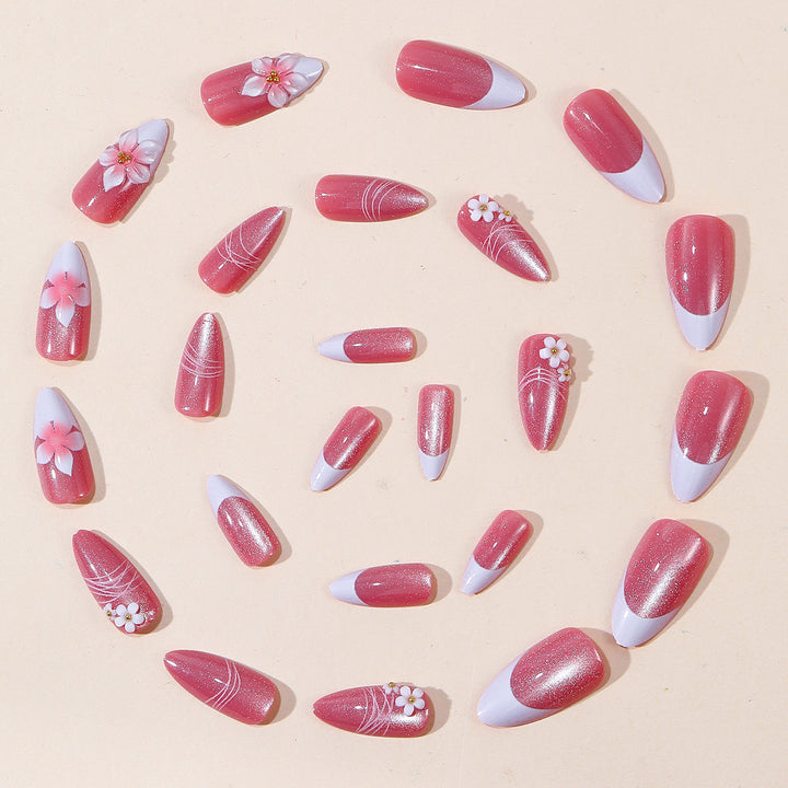 Floral 3D Manicure Art Kalsten