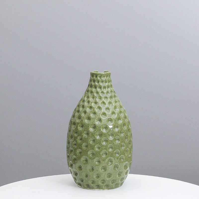 Textured Ceramic Decorative Vase Kalsten