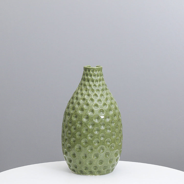 Textured Ceramic Decorative Vase Kalsten