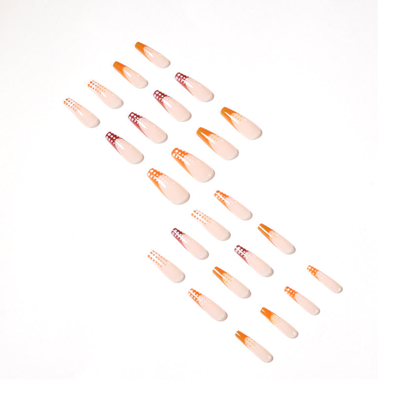 Artful Nail Extensions with Innovative Dot Design Kalsten