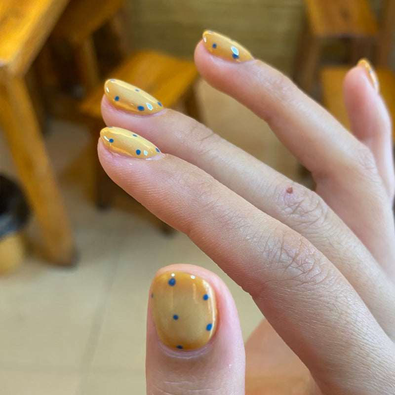 Artistic Press-On Nail Set with Playful Character Designs Kalsten