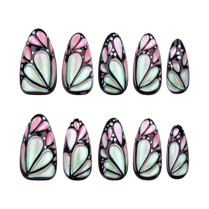 Artistic Butterfly Nail Art Kalsten