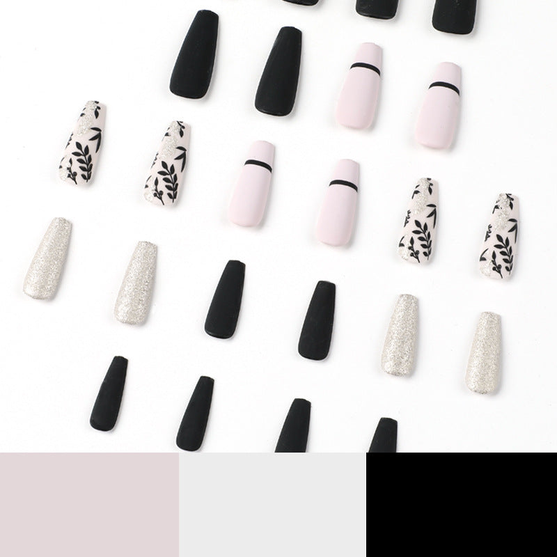 Artful Nail Extensions with Elegant Decoration Kalsten