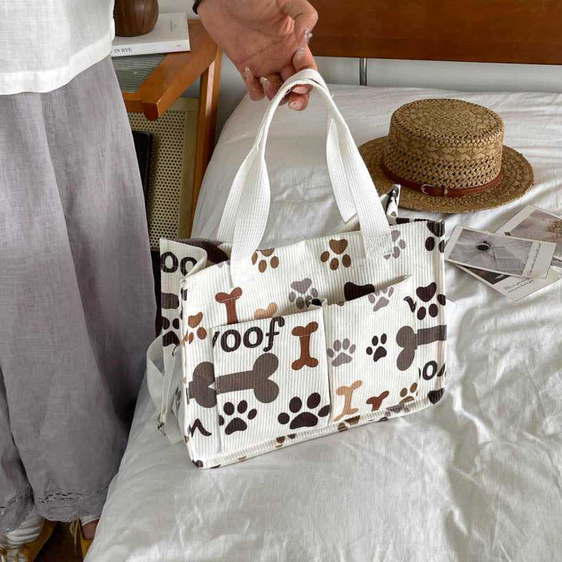 WoFloral Print Utility Tote Bag Kalsten