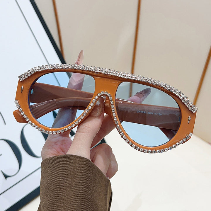 Luxury Oversized Rhinestone Sunglasses Kalsten