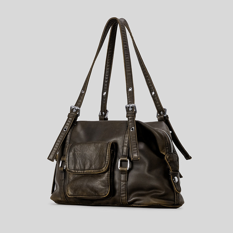 Multi-Pocket Handbag