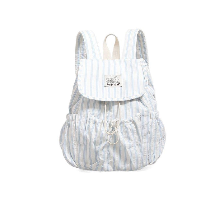 Leisure Backpack in Playful Striped Design Kalsten