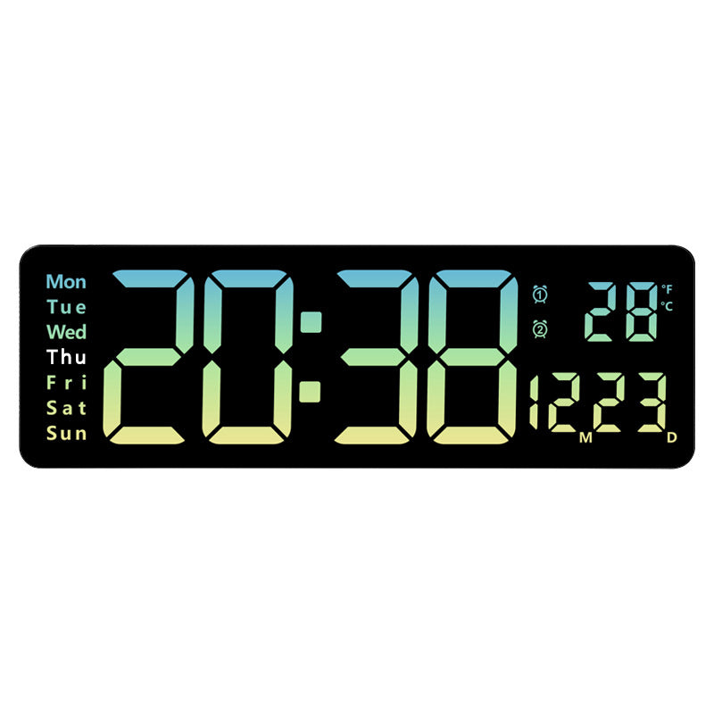 Digital wall clock with multifunctional LED display Kalsten