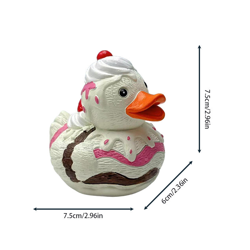 Decorative figure rubber duck with surprise element Kalsten