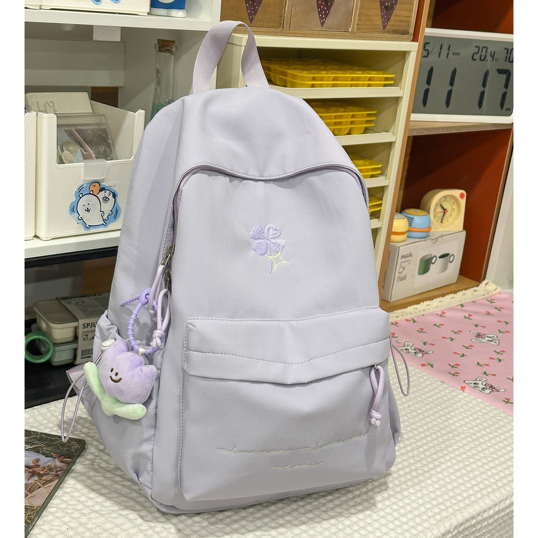 Embroidered Floral Design Backpack Kalsten