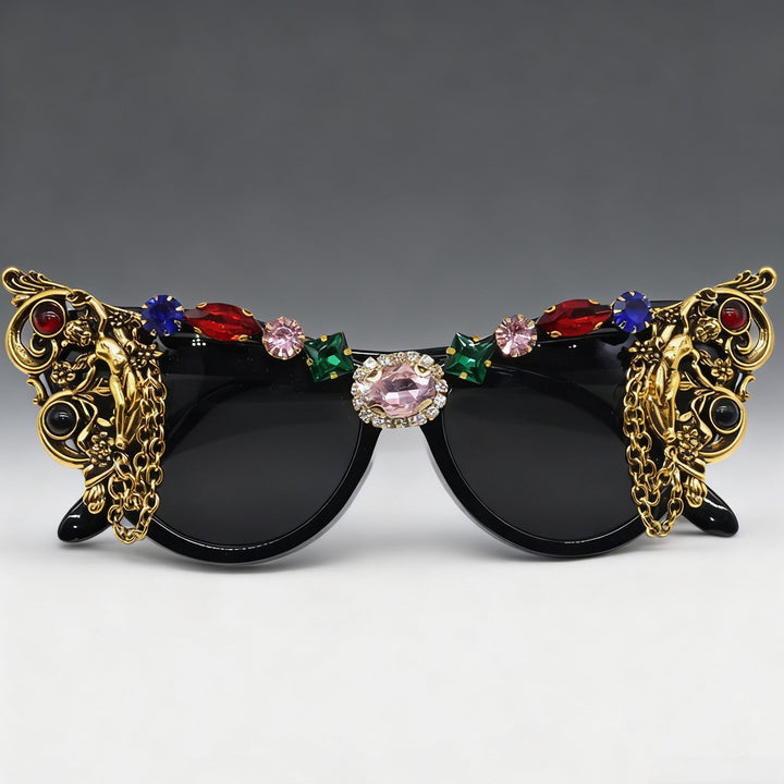 Ladies extravagant glamour sunglasses with intricate embellishments Kalsten