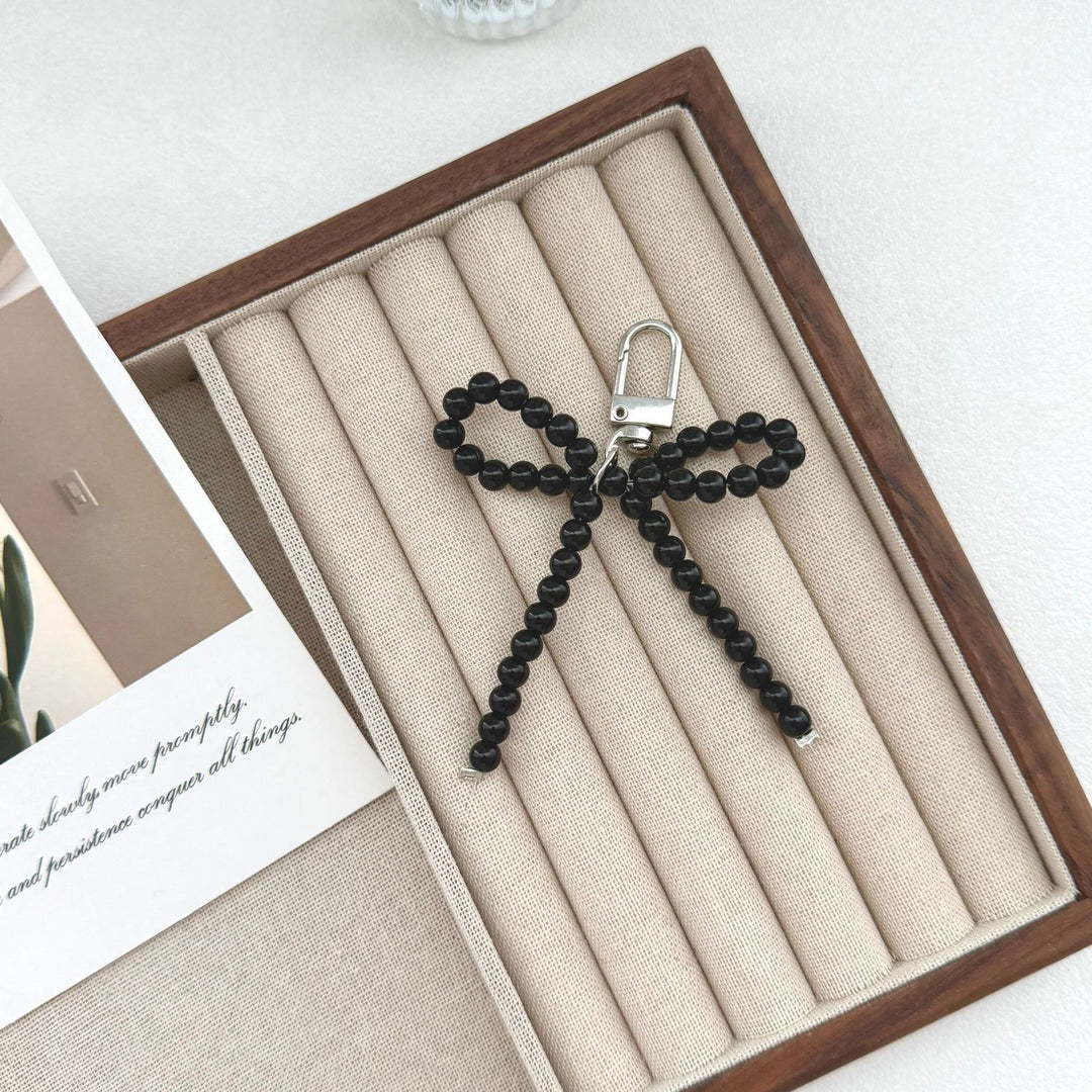 Elegant Pearl Bow Keychain Kalsten