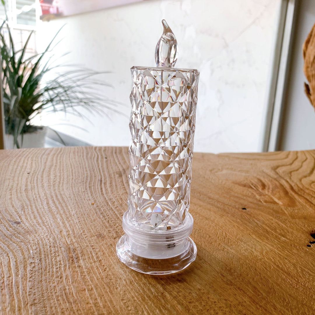 Decorative Crystal LED Flameless Candle Jar Kalsten