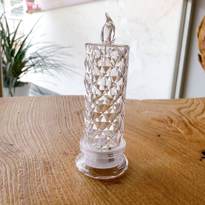 Decorative Crystal LED Flameless Candle Jar Kalsten