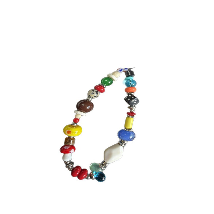 Colorful Beaded Charm Necklace Kalsten 1790135885