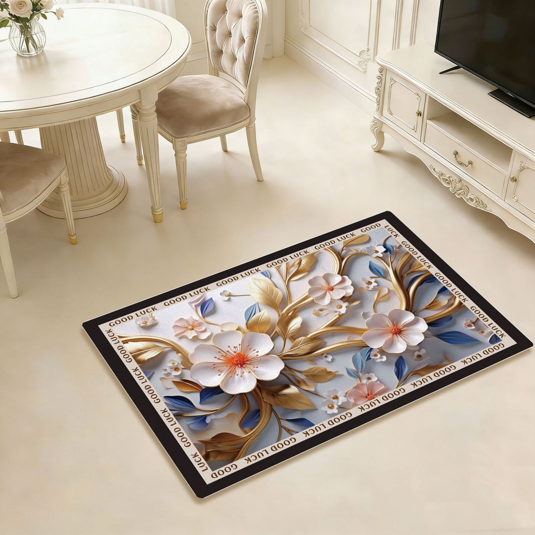 Playful Citrus-Themed Bathroom Mat Kalsten