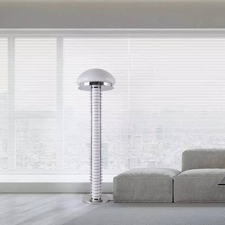 Modern Table Lamp with Dome Shade and Sleek Base