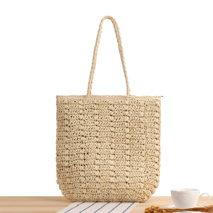 Hand-knotted straw bag Kalsten