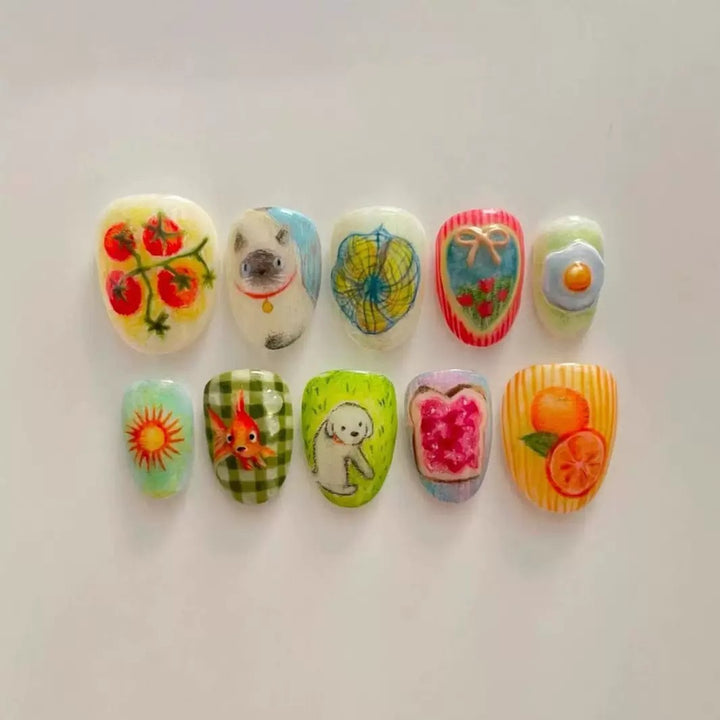 Artistic Themed Nail Art Set Kalsten