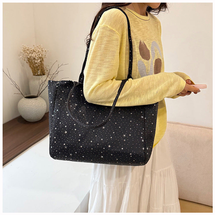 Stylish Star-Patterned Tote Bag Kalsten
