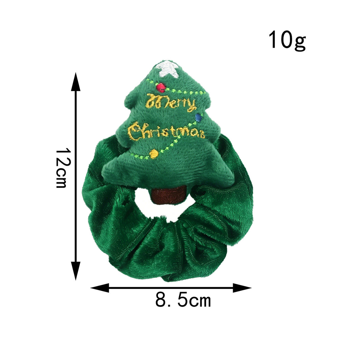 Christmas gift hair tie with bow
